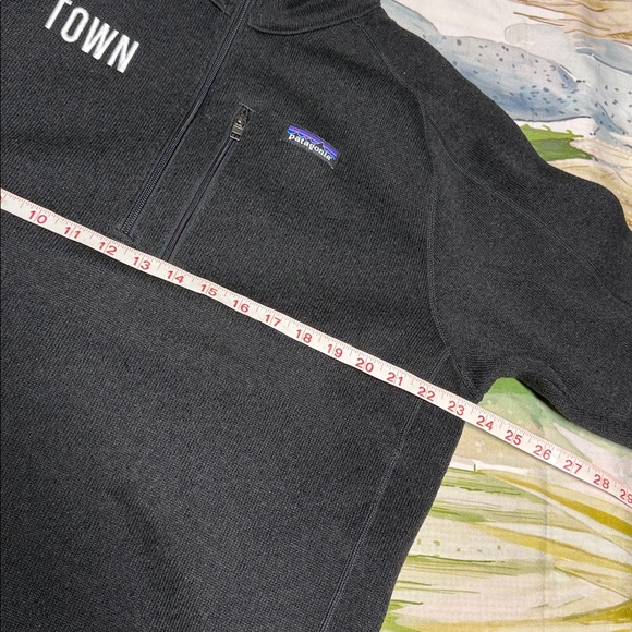 Patagonia dark gray Fleece Pullover sweater jacket size large - Picture 6 of 7